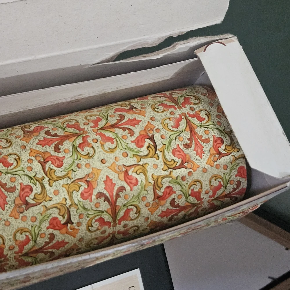 Vintage St. Clair Gift Wrap featuring a Traditional Florentine Renaissance Motif